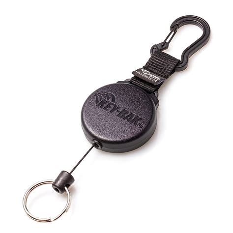 KEY-BAK SECURIT Super Duty Retractable Key Holder, 36" Kevlar Cord ...