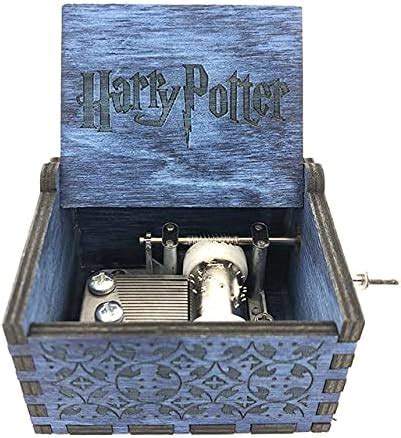 Eitheo Wooden Antique Carved Hand Crank Money Heist F Music Box ...