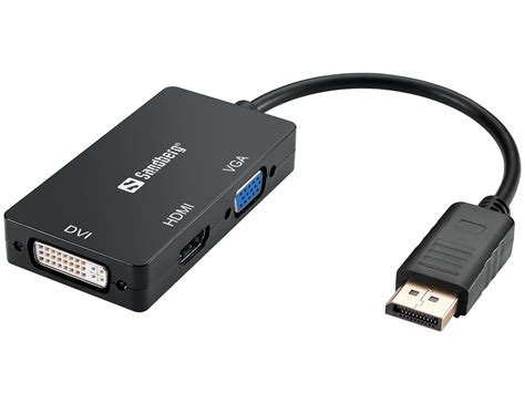 Sandberg Adapter DP>HDMI+DVI+VGA (509-11) - Sandberg A/S