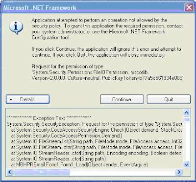 Image result for .Net Framework Error