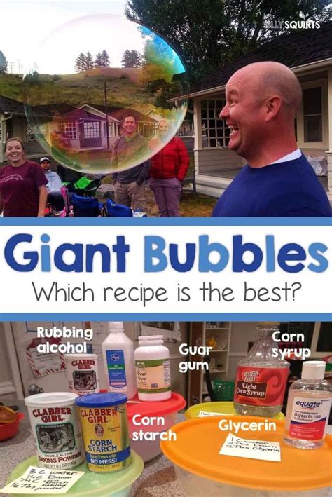 I found the best giant bubble recipe. Here are the results. in 2024 ...
