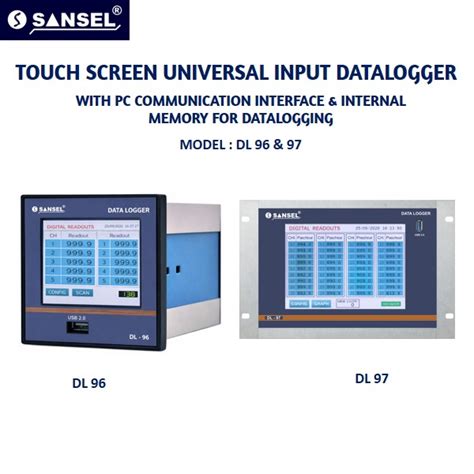 UNIVERSAL INPUT DATALOGGER DL 96 / 97 in Process Control Instruments by ...