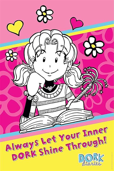 Dork Diaries Official Poster - Nikki with Hearts and Flowers (with 16 ...