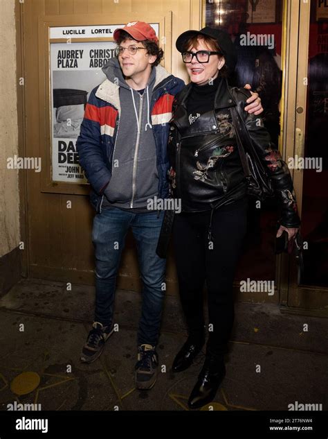(L-R) Jesse Eisenberg and Susan Sarandon attend the opening night of ...