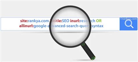 Image result for Google Advanced Search Query Syntax for SEO Professionals