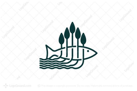 Environment Logo Trees Fish 的图像结果