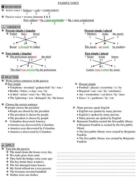 Image result for Passive Form Examples