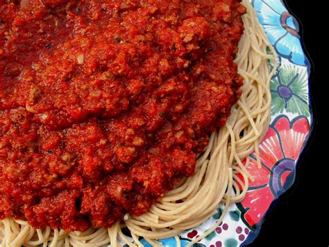 Healthy Slow Cooker Meat Sauce | Veronica's Cornucopia