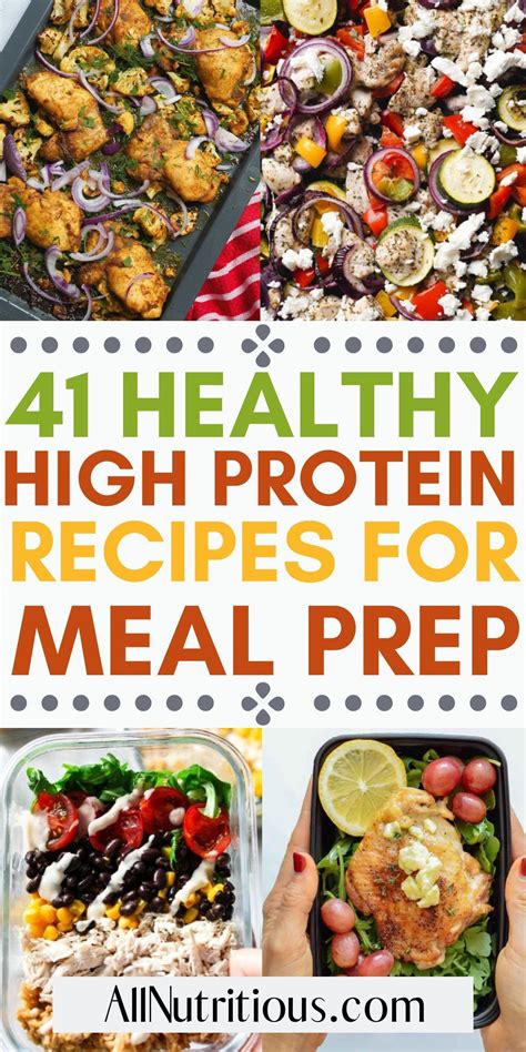 41 easy high protein meal prep recipes – Artofit