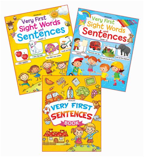 Very First Sentence Books - (3 Titles) : Early Learning Children Book