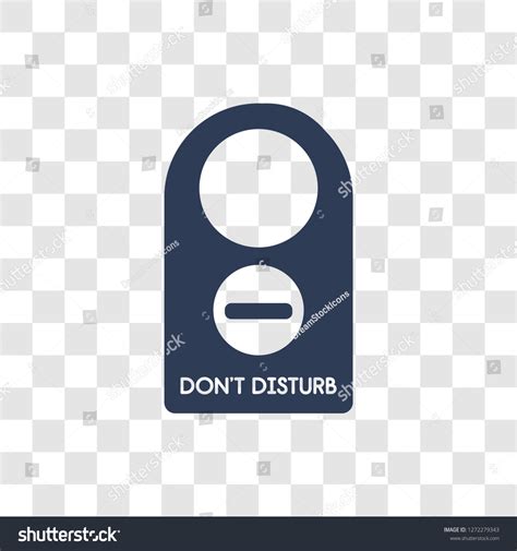 Do Not Disturb Icon Trendy Do Stock Vector (Royalty Free) 1272279343 ...