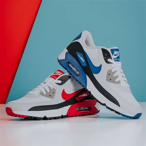 Nike Air Max 90 G Golf Shoes White/University Red/Black/Photon Dust ...