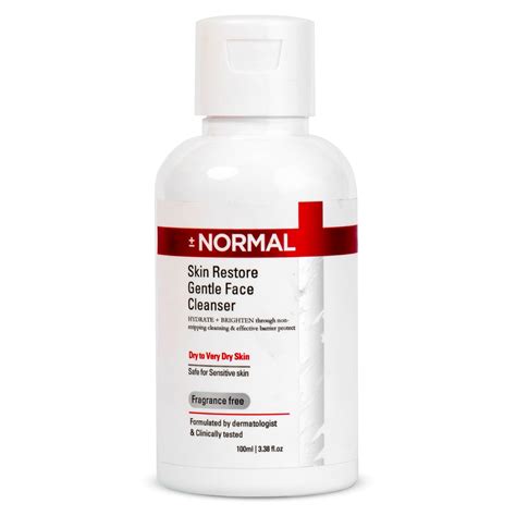 PLUSMINUS NORMAL Skin Restore Gentle Face Cleanser| Non-stripping ...