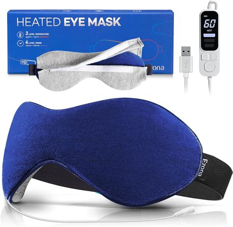 Amazon.com: Ezona Heated Eye Mask, Warm Eye Compress Mask for Dry Eyes ...