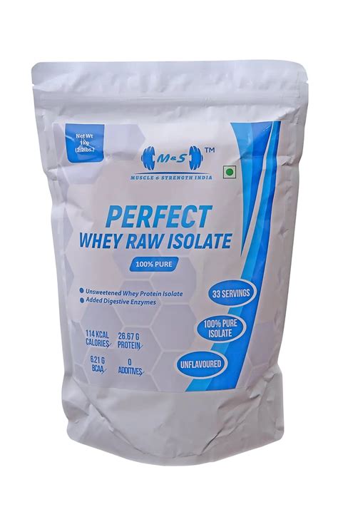 Muscle & Strength India Perfect Raw Isolate 1 Kg - India's Leading ...