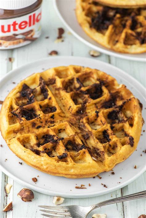 Nutella Waffles Recipe - Chisel & Fork
