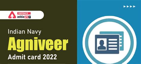 Indian Navy Agniveer Admit Card 2022 Out, Download Now