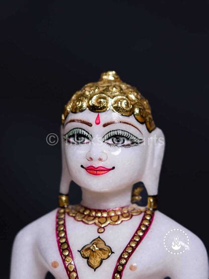 Jain God 7" | Swiss White (Imported) – Tilak Stone Arts India