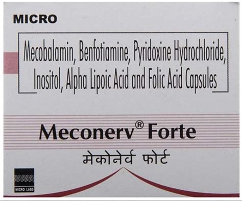 Meconerv Forte - Strip of 15 Capsules : Amazon.in: Fashion