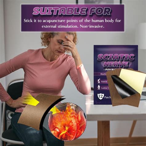 Sciatica Pain Relief Patch Hip Joint Treatment Piriformis Muscle Herba ...
