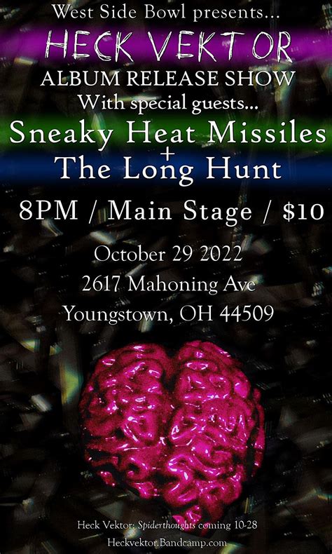 Heck Vektor/Sneaky Heat Missiles /The Long Hunt | Westside Bowl ...