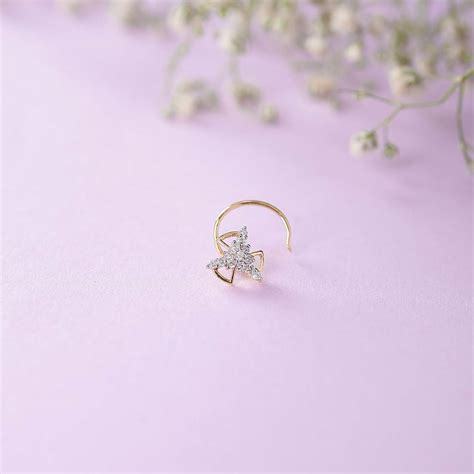 Buy Divine Blessing Spark Diamond Nosepin At Jewelbox