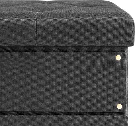 Buy Otto & Ben Stockbox Ottoman with Storage Drawer, 15 Cube ...