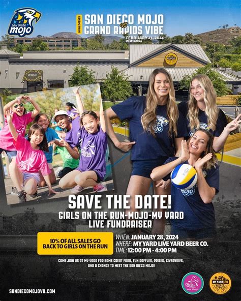 San Diego Mojo & MYL Beer Co. event benefitting "Girls on the Run ...