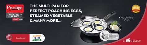Buy Prestige Omega Deluxe Granite Multi-Pan Cookware 20 Cm with Egg ...