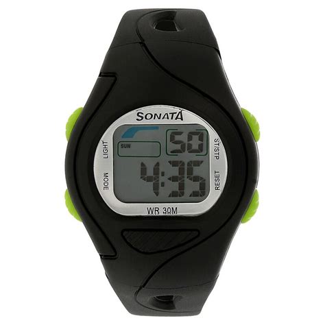 Buy Online SF Digital Grey Dial Plastic Strap Unisex Watch ...