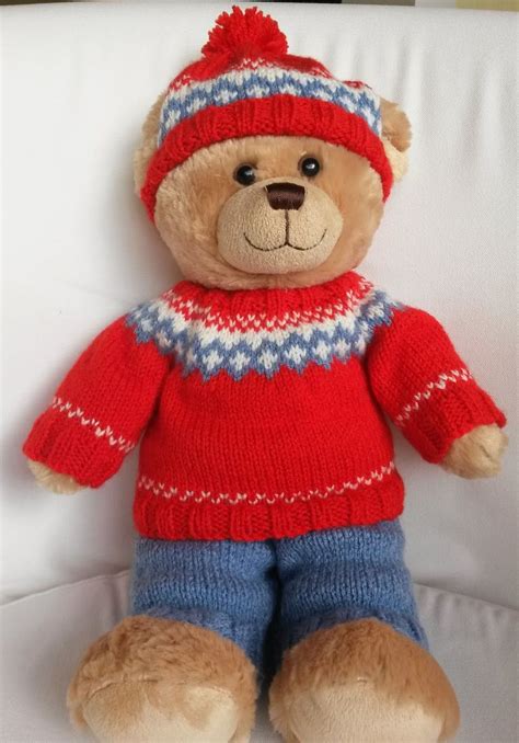 crochet teddy clothes