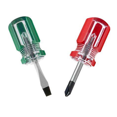 Buspoll Stubby Screwdriver – Compact Short Screwdriver for Tight Spaces ...