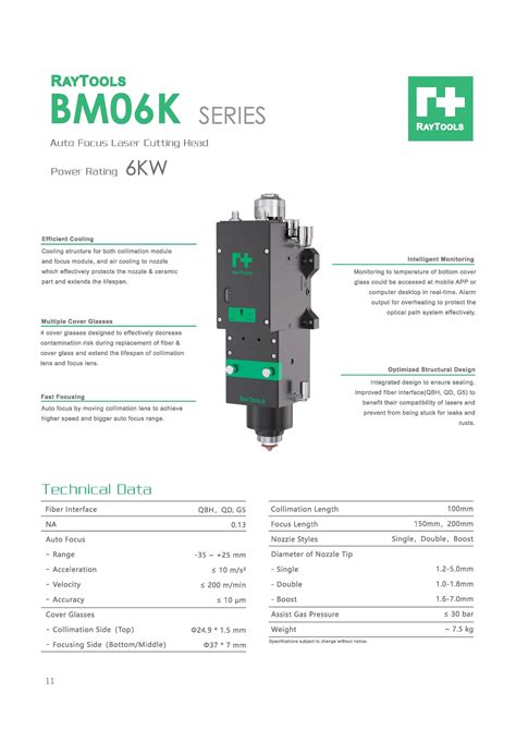 RayTools BM06K Auto Focus Laser Cutting Head - Ready Stock - Best Price ...