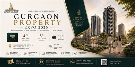 Gurgaon Property Expo 2026 — pre-launches over secondary market, free ...