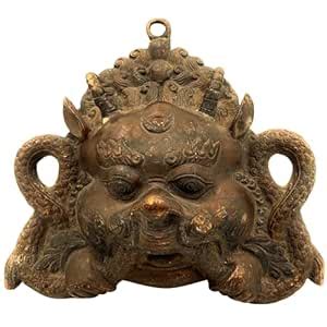 Buy South Indian Arts Brass Chhepu Wall Hanging, Tibetian Nepali Wall ...