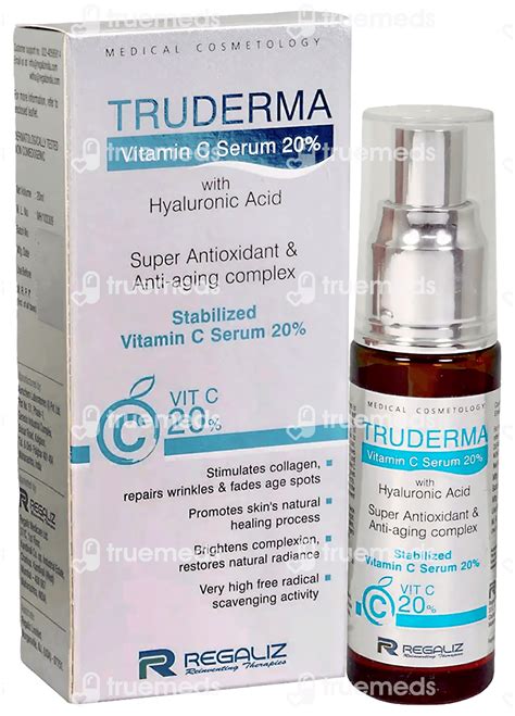 Truderma Vitamin C Serum 20 Ml - Uses, Side Effects, Dosage, Price ...