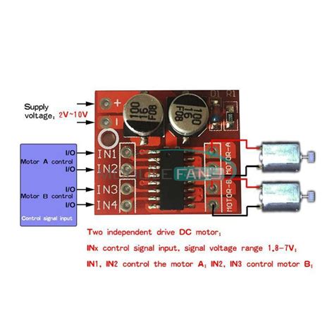 1.5A Mini Dual Channel DC Motor Driver Module L298N India | Ubuy