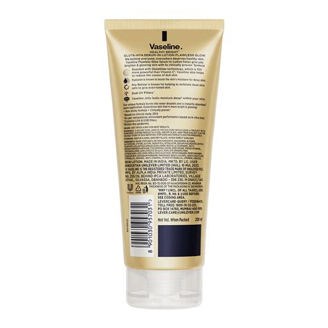Buy Vaseline Gluta-Hya Flawless Glow Lotion Bright, Even Tone Skin ...