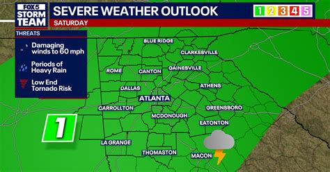 Atlanta weather: Flash flooding, damaging winds could batter North ...