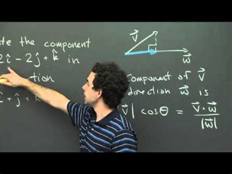 Components of a vector - 18.02SC Multivariable Calculus, Fall 2010 ...