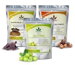 Havintha Natural Amla Reetha Shikakai Powder For Healthy Hair - Each ...