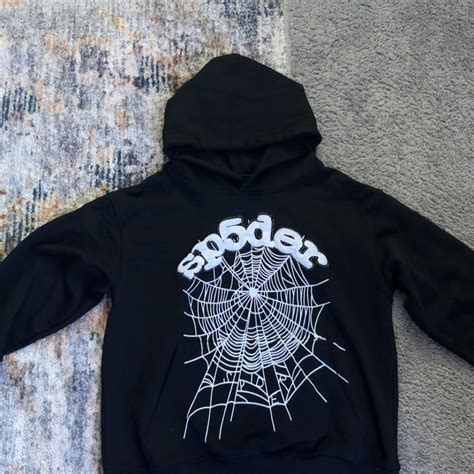Black and white Spider hoodie size small dm before... - Depop