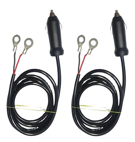 Two (2) Sets of 12V Car Cigarette Lighter Power Connection Cigaret ...