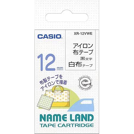 Casio XR-6WE1 Label Printer Tape (Black and White) : Amazon.in: Office ...