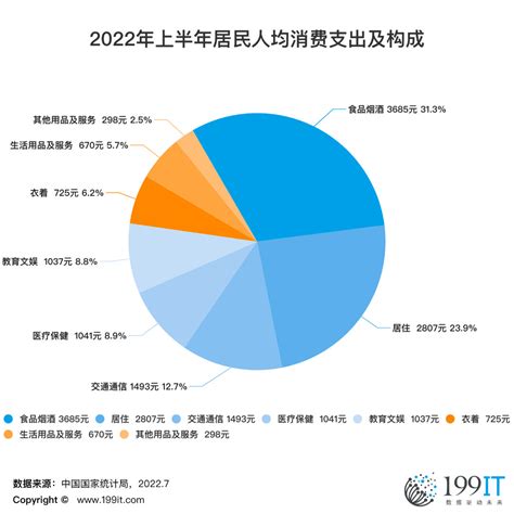 2022年上半年居民人均消费支出及构成 | 互联网数据资讯网-199IT | 中文互联网数据研究资讯中心-199IT