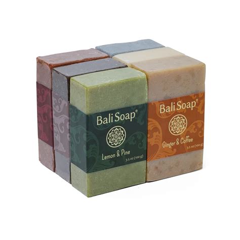 Buy Bali Soap - Masculine Collection Bar Soap, All Natural Mens Soap ...
