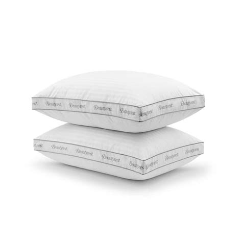 Beautyrest 2-Pack of Signature Gusset Memory Foam Jumbo Pillows India ...