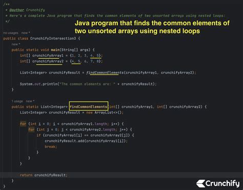 Intersection of Two Unsorted Arrays Java 的图像结果