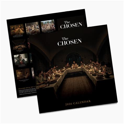 The Chosen - 2026 Wall Calendar