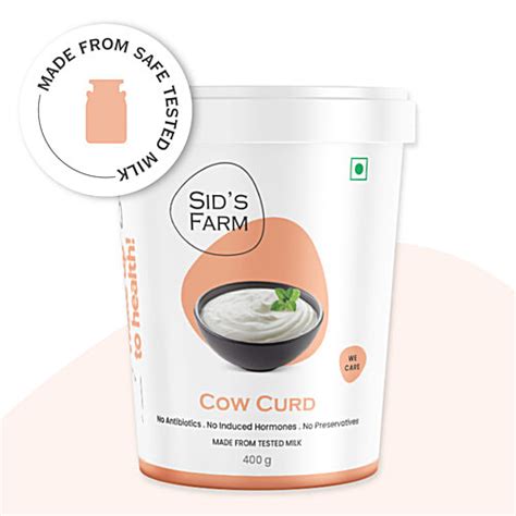 Buy Sids Farm Cow Curd Online at Best Price of Rs 75 - bigbasket
